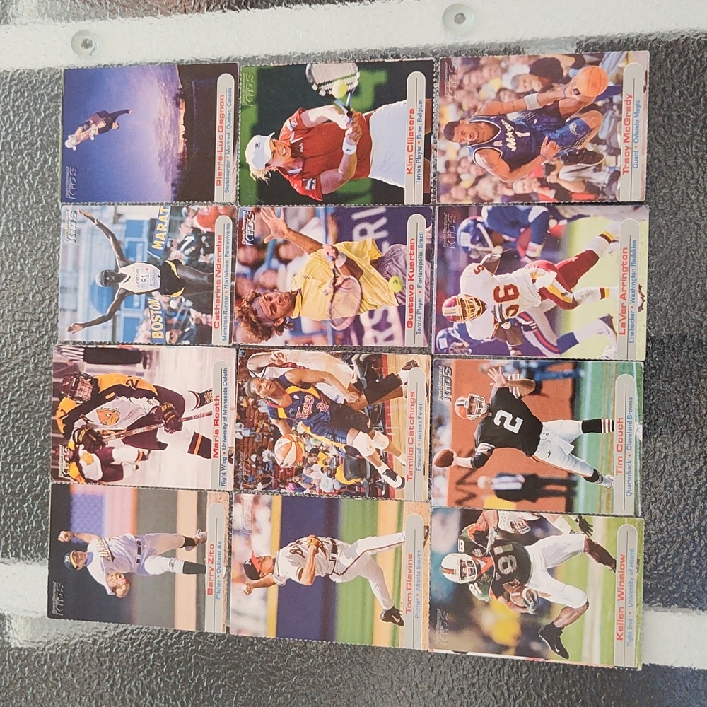 Sports Illustrated Kids Trading Cards #17 - Set of 12 - GUC